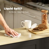 HOMCOM Kitchen Island Cart with Power Outlet & Drop Leaf, 55" Rolling Kitchen Island on Wheels with Storage, Black(m-10)