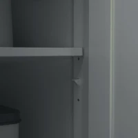 HOMCOM Rolling Kitchen Island Cart with Drop Leaf, Kitchen Cart on Wheels with Wood Top, 2 Drawers and 2 Storage Cabinets, Island Table for Kitchen, Dining Room, Dark Gray(m-7)