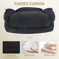 HOMCOM Big and Tall Executive Office Chair, Up to 450 lbs. Heavy Duty Desk Chair, Computer Chair for Heavy People, Black(m-6)