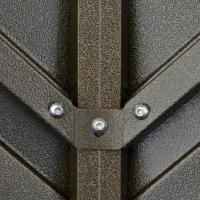 Outsunny 10' x 13' Hardtop Gazebo with Curtains, Netting, Pavilion with Steel Roof Ceiling Hook for Garden Patio, Gray(m-8)