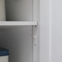 HOMCOM Rolling Kitchen Island Cart with Drop Leaf, Kitchen Cart on Wheels with Wood Top, 2 Drawers and 2 Storage Cabinets, Island Table for Kitchen, Dining Room, White(m-7)