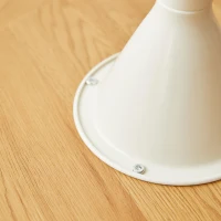 2-Piece Round Nesting Coffee Table Set with Curved Inset Edges, Tea Table Set with MDF Tops, 27.5" L x 27.5" W x 16" H, Brown+White(m-10)