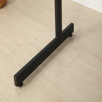 1500-Piece Jigsaw Puzzle Table with 4 Felt Sorting Trays, 2 Storage Drawers, Drawing Desk with Wooden Cover, 45.5'' L x 25'' W x 29.5'' H, Black(m-6)