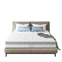 10'' Full Memory Foam Hybrid Mattress with Pocket Springs, Mattress Pad with Compressed and Vacuum-Sealed, 39'' L x 75'' W x 10'' H, White(m-2)