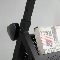 Adjustable Drafting Table Desk with 2 Large Fabric Drawers and Stool, Drawing Desk with Adjustable Leg Levelers, 38.5" L x 23.5" W x 27" H, Black(m-6)