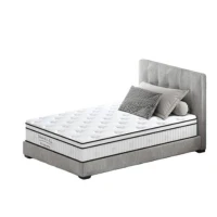 12'' Full Memory Foam Hybrid Mattress with Pocket Springs, Mattress Pad with Compressed and Vacuum-Sealed, 39'' L x 75'' W x 12'' H, White(m-2)