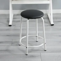 Adjustable Tempered Glass Drafting Table with 2 Metal Drawers, Chair, Powder-Coated Steel Frame Desk for Kids, 40" L x 23.5" W x 27.5" H, White(m-12)