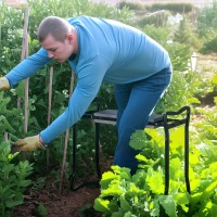 Outsunny Garden Kneeler and Seat Stool, Folding Gardening Stool Kneeling Chair with Thicken Pad and Handles(m-8)