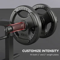 Soozier Adjustable Steel Seated Calf Raise Exercise Strength Training Gym Equipment, Black(m-4)