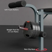 Soozier Incline Decline Weight Bench with Leg Extension and Barbell Rack, Adjustable Bench Press Weight Lifting Bench(m-7)