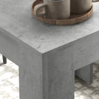 HOMCOM Dining Table Set for 2, Square Kitchen Table and Chairs, Dining Room Table and PU Leather Upholstered Chairs, Grey(m-9)