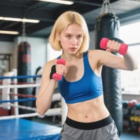 Soozier 44lbs Hex Dumbbell Set, Hand Weights Fitness Dumbbells for Home Gym Strength Training, Multi-Colour(m-10)