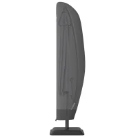 Outsunny 87-Inch Patio Umbrella Cover for for 10ft to 13ft Outdoor Offset Umbrella, Black(m-2)