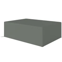 Outsunny Patio Furniture Covers, Waterproof, Windproof Anti-UV 600D Heavy Duty Oxford Fabric Outdoor Furniture Cover for Dining Table Chair Set, 108" x 80" x 35", Charcoal Grey(m-11)