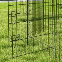 PawHut 36inch Foldable Metal Exercise Pet Playpen Yard Dog Puppy Kennel Cage 8 Panel(m-9)