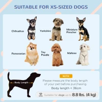 PawHut Outside Dog Kennel House with Windows, Base Support, for Garden Patio, Miniature Dogs, 64.5 x 57 x 66cm, Dark Grey(m-4)