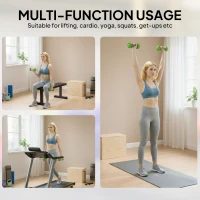 Soozier 44lbs Hex Dumbbell Set, Hand Weights Fitness Dumbbells for Home Gym Strength Training, Multi-Colour(m-4)