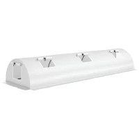 Outsunny Portable Mini Greenhouse, Tunnel Growing Tent with 5 Mesh Windows and Steel Frame,10' x 3' x 2', White(m-11)