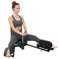 Soozier Leg Stretcher, 180° Adjustable Leg Split Machine with Handwheels, Leg Stretching Equipment for Flexibility(m-11)