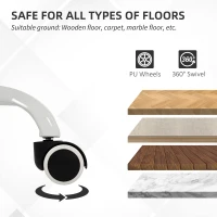 HOMCOM Ergonomic Mesh Office Chair with 4D Lumbar Support, Swivel Desk Chair with Flip-up Armrests, Tilt Function, Grey(m-7)