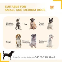 PawHut 6 Panels Dog Playpen, Foldable Portable Pet Playpen with Door, for Small & Medium Dogs, 30"H(m-10)