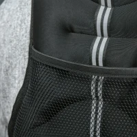 Soozier 11 lbs Weighted Vest, Weight Vest with adjustable Straps, Convenient Pocket and Reflective Strips, Fit for Men Women(m-9)