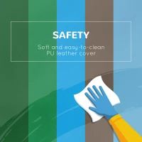 Qaba 6-Piece Soft Play for 12-36 Months Toddlers to Climb, Crawl, Slide, Blue, Green(m-5)