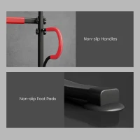 Soozier Power Tower, Pull Up Bar, Dip Station for Home Office Gym Multi-Function Workout Equipment(m-7)