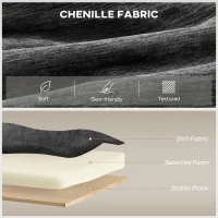 HOMCOM Power Recliner Chair, Fabric Upholstered Recliner Chair with USB Ports, Swivel and Rocking Function, Footrest, Black(m-5)