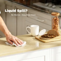 HOMCOM Kitchen Island Cart with Power Outlet & Drop Leaf, 55" Rolling Kitchen Island on Wheels with Storage, White(m-10)