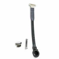 47" Acrylic Freestanding Bathtub with Built-In Seat, Ergonomic Sloping Backrest, Soaking Tub for Bathroom, 47" L x 27.5" W x 25" H, Gloss White(m-11)