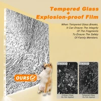 Frameless Double Sliding Shower Door with Silent Rollers, Bathroom Door with Square Tube Track, 60" L x 0.5" W x 74" H, Matte Black(m-9)