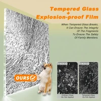 Frameless Double Sliding Shower Door with Silent Rollers, Bathroom Door with Square Tube Track, 60" L x 0.5" W x 74" H, Brushed Gold(m-6)