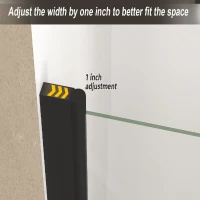 30" Bi-Fold Shower Door with Safety Film and Tempered Glass, Bathroom Door with Stainless Steel Handle, 30" L x 0.5" W x 72" H, Matte Black(m-8)