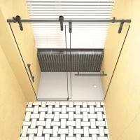 32" x 60" Shower Base with Durable Non-Flex Construction, Acrylic 3-Wall Alcove Shower Pan with Right Drain, 60" L x 32" W x 3" H, Gloss White(m-1)