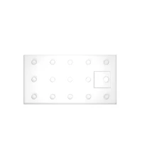 32" x 60" Shower Base with Durable Non-Flex Construction, Acrylic 3-Wall Alcove Shower Pan with Right Drain, 60" L x 32" W x 3" H, Gloss White(m-13)