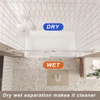 Frameless Sliding Shower Door with Smooth Quiet Stainless Steel Rollers & Round Tracks, Panel for Bathroom, 60" L x 0.5" W x 60" H, Brushed Nickel(m-7)