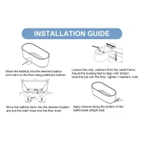 67" Freestanding Soaking Tub with Vertical Pleated Exterior, Bathtub with Chrome Pop-Up Toe-Tap Drain, 67" L x 31.5" W x 23" H, Gloss White(m-11)