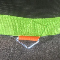 Soozier Trampoline Replacement Mat, Fits 14' Trampoline w/ 80 V-Hooks & 5.5" Springs (Spring & Frame not Included), Green(m-10)