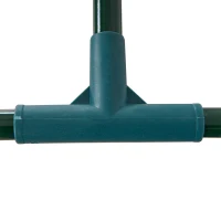 Outsunny Mini Greenhouse Portable Hot House for Plants with Zippered Doors for Outdoor, Indoor, 79" x 39" x 32", Green(m-14)