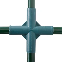 Outsunny Mini Greenhouse Portable Hot House for Plants with Zippered Doors for Outdoor, Indoor, 79" x 39" x 32", Green(m-11)