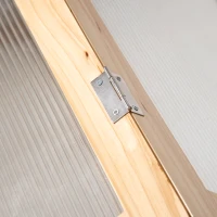 Outsunny Raised Garden Flower Bed Kit with Greenhouse, Wooden Cold Frame Planter, 48" x 24" x 32", Natural(m-11)