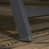 Outsunny Outdoor Lounge Chair Set of 2, Tanning Chair with Wheels, Breathable Mesh for Patio, Backyard, Poolside, Cream White(m-10)