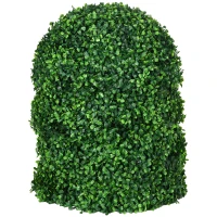 HOMCOM 2 Pack Artificial Tree Boxwood Topiary Balls, 15.7 Inch(m-2)