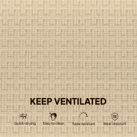 Outsunny Gliding Lounger Chair Set of 2, Single Rockers with Lightweight Metal & Mesh Construction, Khaki(m-6)