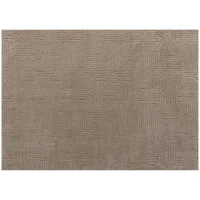 HOMCOM 6x9 Area Rug, Luxurious Faux Fur Rug, Non-Slip Floor Carpet for Living Room, Bedroom, Dining Room, Tan(m-2)