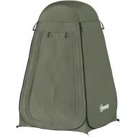Outsunny Pop Up Shower Tent, Portable Privacy Room for Outdoor Changing, Dressing, Fishing Storage with Carrying Bag, Green(m-2)