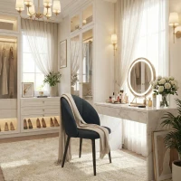 HOMCOM Modern Dining Chairs Set of 4, Upholstered Dining Room Chairs with Metal Legs, Shell Backrest, Padded Seat, Black(m-12)