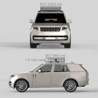 HOMCOM Universal Roof Rack Basket, 200lbs Steel Roof Rack Cargo Carrier with Wind Fairing, Side Rails, 43.5"x39.2"x7.3", Black(m-3)