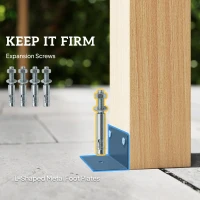 Outsunny 10' x 13' Wooden Pergola, Outdoor Pergola Gazebo Grape Trellis with Triangle Supports, Concrete Anchors, Nature Wood(m-5)